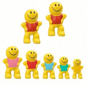 Wholesale Custom Pu Smiling Face <b>Man</b> Foam Stress Ball Anxiety Relief Sensory <b>Toy</b> Promotional Logo Printing Gift - Product Image 3