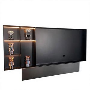 Niche murale rectangulaire en acier inoxydable 304 pour intérieur, étagère de rangement de cuisine haut de gamme, armoire murale encastrée moderne, écologique - Product Image 1