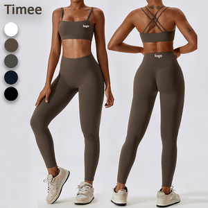 Vêtements pour femmes 2023, combinaison de sport respirante et à séchage rapide, ensemble de soutien-gorge de sport pour la course à pied - Product Image 1