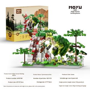 Nouveau produit Jurassic Park Dinosaure Tyrannosaurus Rex Ensemble de blocs de construction éducatifs créatifs pour enfants Jouet OEM en gros - Product Image 6