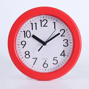 X1411 맞춤형 다이얼 장식 주방 시계, 플라스틱 판촉 현대 벽시계 판매
