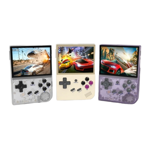 Console de jeu portable M19 64 Go, 198 jeux, écran couleur TFT 3,5 pouces, Wi-Fi, lecteur de jeux vidéo RGB20S, batterie 3000 mAh, Rockchip - Product Image 1