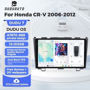 DUDUAUTO UIS7870 Radio de coche sistema inteligente reproductor Multimedia navegación GPS Car-play para Honda CRV 2006-2012 - Product Image 5