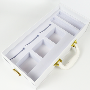 Boîte Cadeau Personnalisée en Carton Type Valise, Boîte de Rangement en Cuir pour Bonbons, Valise en Métal pour Barbier - Product Image 6