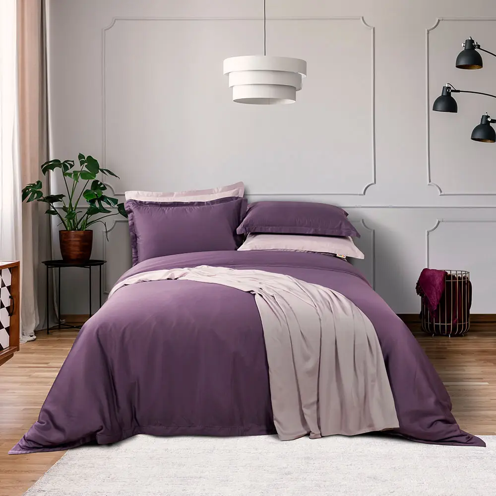 Hot bán thêu Duvet cover sets tre in làm mát Tấm Ga Trải Giường Giường Giường Nữ Hoàng tấm ga trải giường thiết lập