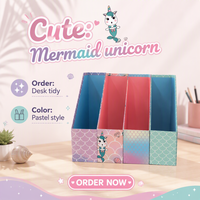Nouvelle conception Porte-documents de style classeur Jin-Lan pour filles