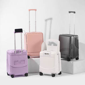 <span class=keywords><strong>Valise</strong></span> pour enfants Bagage à main de 20 pouces <span class=keywords><strong>avec</strong></span> verrouillage de siège de bébé, cadre central en aluminium Bagages PC <span class=keywords><strong>Valise</strong></span> à bagages - Product Image 1