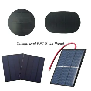 Yüksek verimlilik ucuz bir sınıf daire güneş pilleri 3.7V 1W küçük güneş panelleri epoksi mini güneş paneli 12v 2w 6w 8w 10w 12w