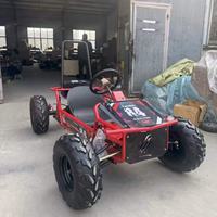 Kart Eléctrico Todoterreno de 1800W, Kart de Carreras Silencioso para Parques de Diversiones al Aire Libre, Kart Eléctrico Todoterreno de 4 Ruedas para Montaña y Desierto