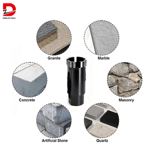 DZ Turbo ướt & khô Kim Cương lõi khoan bit cho đá granit cứng đá chân không brazed thép t phân khúc sản phẩm loại khoan bit - Product Image 6