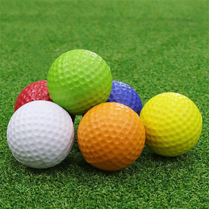 OEM Aangepaste Logo Goedkope Print 2-laags Gekleurde Mini Golfballen Oefenbaan Miniatuur Golfballen - Product Image 2