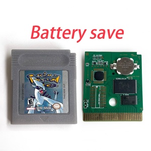 Battery Save Blue Crystal Golden Green Red Silver Yellow <b>Game</b> Cartridge for Gbc <b>Games</b> - Product Image 4