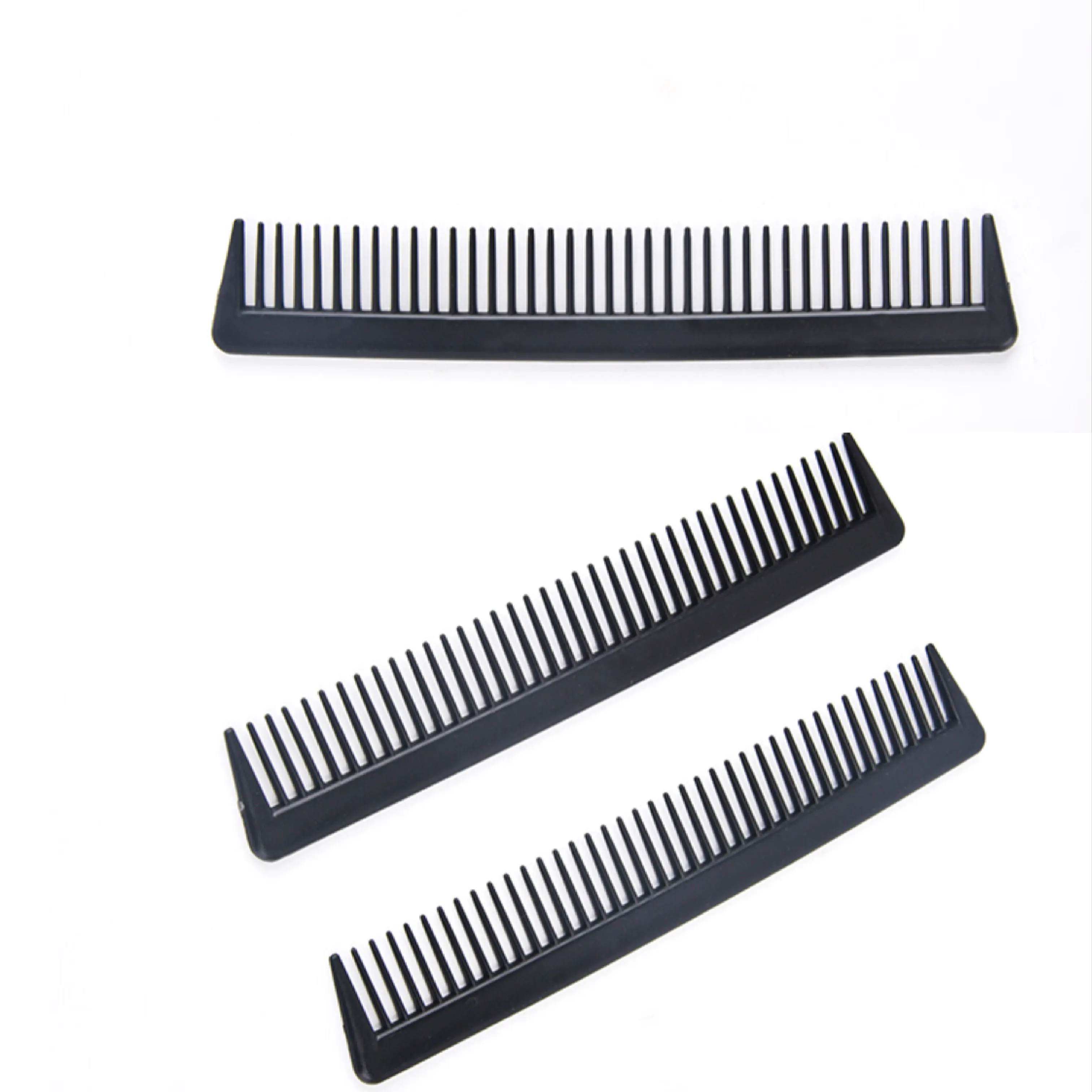 Cepillo de fibra de carbono resistente al calor, peine para pelo, cepillo de dientes ancho de carbono