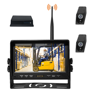 El sistema de cámara inalámbrica para montacargas con imán solar brinda al operador una variedad de vistas diferentes alrededor de la carretilla elevadora - Product Image 2