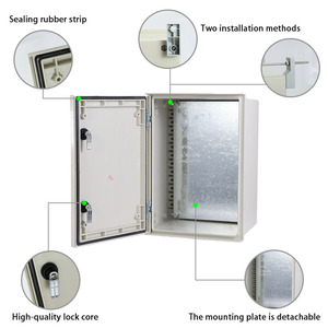 Sợi thủy tinh IP65 không thấm nước bao vây điện FRP GRP SMC hộp rỗng sợi thủy tinh nhựa polyester hộp điện - Product Image 2