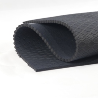 Tissu néoprène gaufré antidérapant texturé SBR CR, directement de l'usine, pour équipements de protection sportive OEM ODM