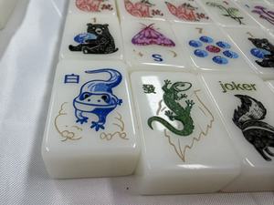 Ensemble de Mahjong Florence Amélioré, Tuiles de Mahjong Américaines Standard, Matériau en Porcelaine Premium, Précommandes Acceptées, Prêt à Expédier - Product Image 3