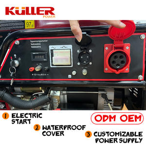 <span class=keywords><strong>Generador</strong></span> <span class=keywords><strong>de</strong></span> Gasolina <span class=keywords><strong>de</strong></span> Doble Combustible <span class=keywords><strong>de</strong></span> 4 Tiempos al por Mayor, Monofásico/Trifásico, 7.5kva 8kva, Arranque Automático, Pantalla LED, Bajo Consumo, GLP - Product Image 3