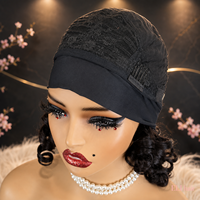 Perruques en cheveux humains vierges péruviens de qualité supérieure, cuticules alignées, double épaisseur, sans colle, bandeau, ondulations lâches, noir naturel, fournisseur en gros