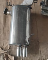Suku Cadang Mobil Murah Baru Knalpot Belakang Stainless Steel Dual Tips 2007-2013 Mitsubishi Outlander 3.0L V6 Rakitan YUEYANG