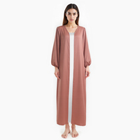 Robe en satin de soie multicolores pour femmes, robe personnalisée Abaya, robe musulmane pour femmes, Abaya élégante de Dubaï, Abaya de luxe pour femmes arabes