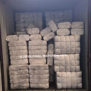 Trapos de algodón industriales para limpieza de maquinaria, trapos blancos estampados de alta calidad para limpieza - Product Image 1