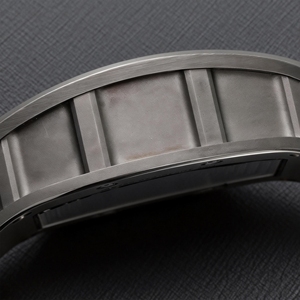 Customized Luxury Fashionable Trend Men's <b>Matte</b> Grey Ceramic Hollow Sport Model Business Classic Hip Hop <b>Rubber</b> Pointer - Product Image 5