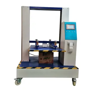 Máquina de prueba de resistencia de compresión, caja de cartón BCT, Control PLC