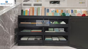 Nhà Máy Tùy Chỉnh Đứng Gạch Men Mặt Đất Gạch Hiển Thị Mẫu Xây Dựng Đá Cẩm Thạch Granite Kết Hợp Ngăn Kéo Tủ - Product Image 6