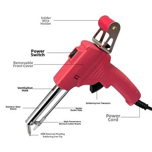 Pistola de Soldar Eléctrica de Mano con Calentamiento Interno, Función de Alimentación Automática de <span class=keywords><strong>Estaño</strong></span>, Utilizada para Soldar y Reparar Herramientas - Product Image 2