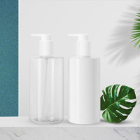 Bouteilles de lotion cosmétique vides en PET écologiques de 100/200/300/400 ml avec bouchon à vis et pompe à pression pour conditionneur cutané