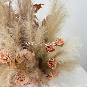 Fábrica de Flores Artificiales DKB, Decoraciones Personalizadas para Bodas en Interiores y Exteriores, Hilera de Flores Artificiales de Pampa - Product Image 5