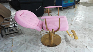 Matériel de coiffeur et fournitures Support chaise rose personnalisée équipement de salon de coiffure meubles de salon de coiffure - Product Image 4