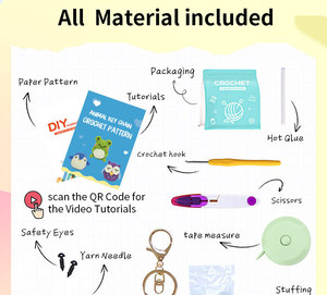 Kit per Uncinetto per Principianti in Vendita, Set di Filati e Uncinetti per Lavori a Maglia, Kit Completo per Principianti - Product Image 6