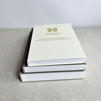 Couverture en lin personnalisée Faux livre décoratif pour la maison boîtes ensembles décor de luxe livres pour table basse