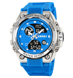 Montre de sport numérique analogique Skmei 2031 tendance pour hommes, étanche 50m, en chrome, vente en gros - Product Image 4