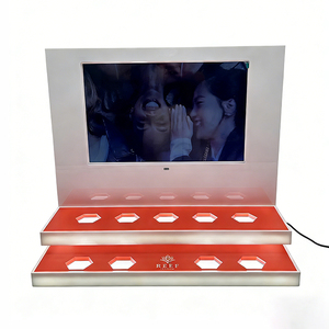 Expositor de Acrílico Personalizado con Pantalla LED Multicapa, Expositor de Cosméticos, Expositor de Perfumes de Lujo - Product Image 1