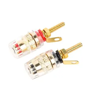 42mm Gold pated amplifier speaker terminal connector binding post