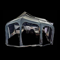 Tente de hayon de voiture à quatre ouvertures personnalisée, conçue sur mesure avec un matériau imperméable, solution personnalisée pour le camping en plein air en Australie