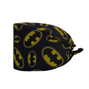 Unisex Medical Doctor Woven Satin-Lined 100% Cotton Long Hair Surgical Nursing <b>Scrub</b> <b>Cap</b> - Product Image 4