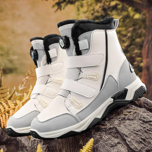 Sepatu Bot Salju Hangat Berbahan Fleece untuk Luar Ruangan, Sepatu Ski Musim Dingin, Sepatu Bot Katun Tinggi untuk Pria dan Wanita - Product Image 1