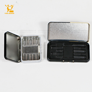 กล่องเหล็ก CR สำหรับยา ขนาดเล็ก 5 ชิ้น 10 ชิ้น แบบมีฝาปิดแบบมีบานพับ ป้องกันเด็กเปิดได้  สำหรับบรรจุยาเม็ด  รับทำโลโก้ตามสั่ง  วัสดุเกรดอาหาร - Product Image 3