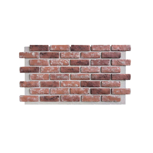 NEU Polyuréthane Beauté Décoration Murale <span class=keywords><strong>Parement</strong></span> <span class=keywords><strong>Brique</strong></span> Placage Rouge Classique Offre Spéciale Populaire <span class=keywords><strong>Pas</strong></span> <span class=keywords><strong>Cher</strong></span> Faux <span class=keywords><strong>Brique</strong></span> Panneaux Muraux Panneau Mousse - Product Image 1