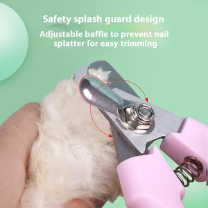 Coupe-<span class=keywords><strong>ongles</strong></span> pour animaux de compagnie de qualité supérieure, écologiques, ergonomiques, avec poignée confortable, lames en acier inoxydable durables, outils de toilettage - Product Image 5