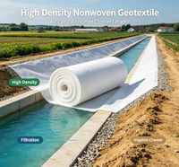 Géotextile non tissé haute densité pour la filtration des canaux d'irrigation agricoles