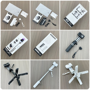 Tongsis Mini P15 Tripod 3 in 1 Penyangga Ponsel dengan <span class=keywords><strong>Remote</strong></span> Lepas untuk Vlog Tripod Multifungsi Teleskopik - Product Image 2