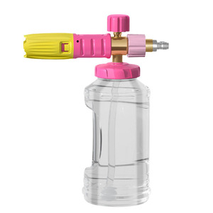 Stm High <b>Pressure</b> Foam <b>Sprayer</b> 1000ml Transparent Pa Bottle Manual Car Wash Water Gun Fan Shaped Spray - Product Image 5