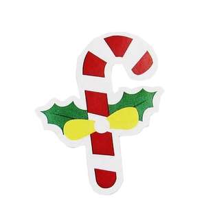 Calcomanía Personalizada para Tazas en Color Rojo, Vinilo Texturizado con Purpurina, Diseño Personalizado, Tamaño Personalizado, Elemento de Regalo de Navidad - Product Image 4