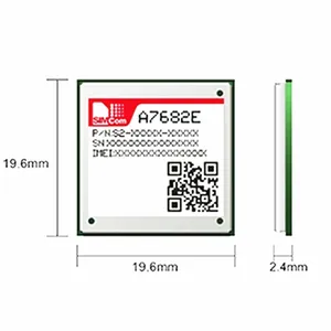 سيمكوم LTE Cat1 LTE-FDD/جي إس إم/جي بي آر إس/حافة 4G وحدة A7682E A7682 متوافق مع SIM800C SIM868 سلسلة