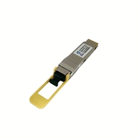 Modul Optik QSFP-DD 400G MMF 850nm 50 Meter Konektor Serat Tunggal MPO Transceiver Interkoneksi Pusat Data